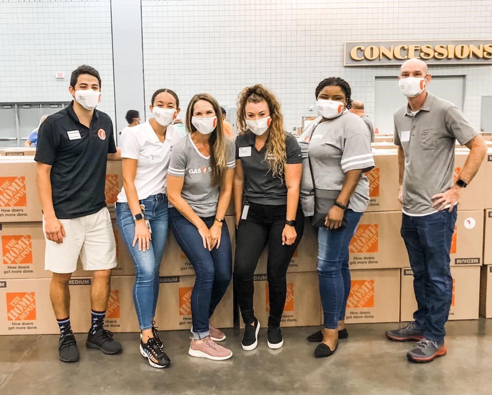 employees serving in the community