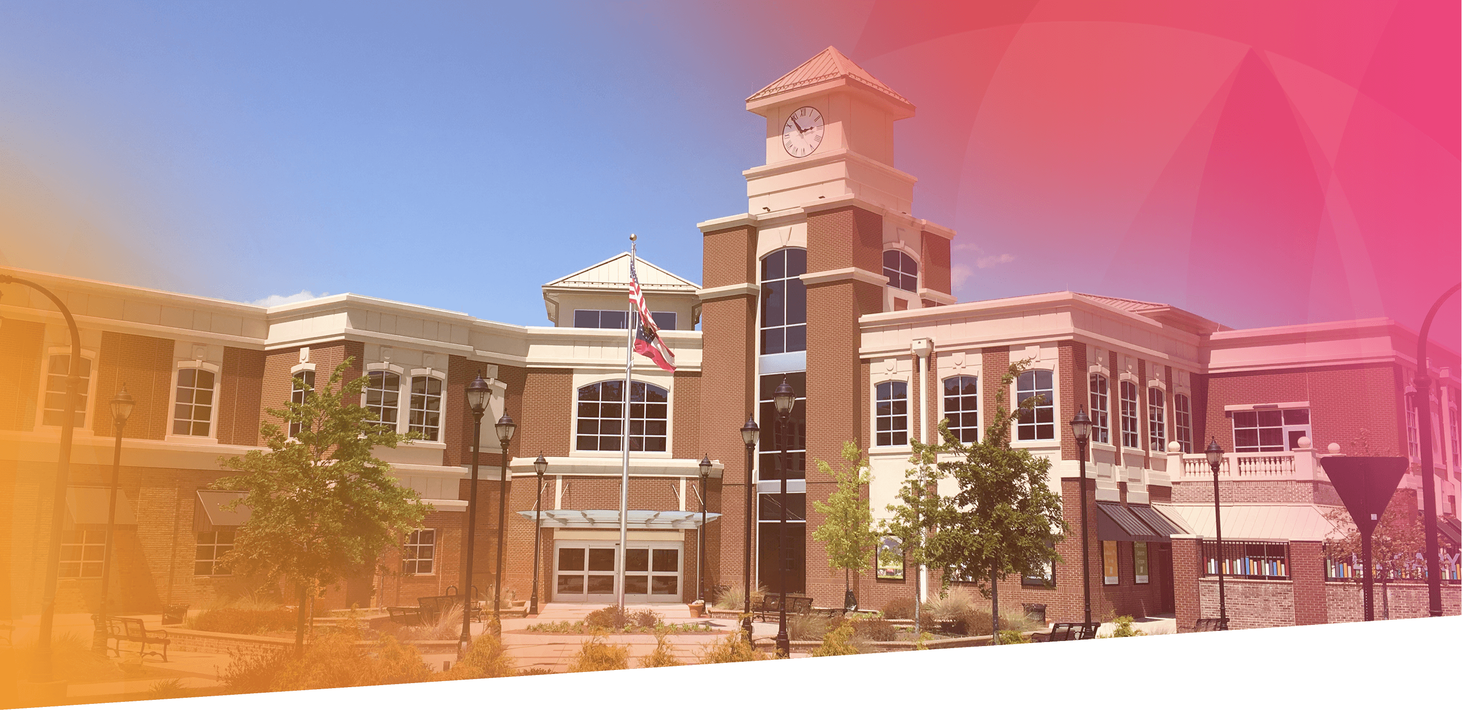 Lilburn GA city hall and library complex