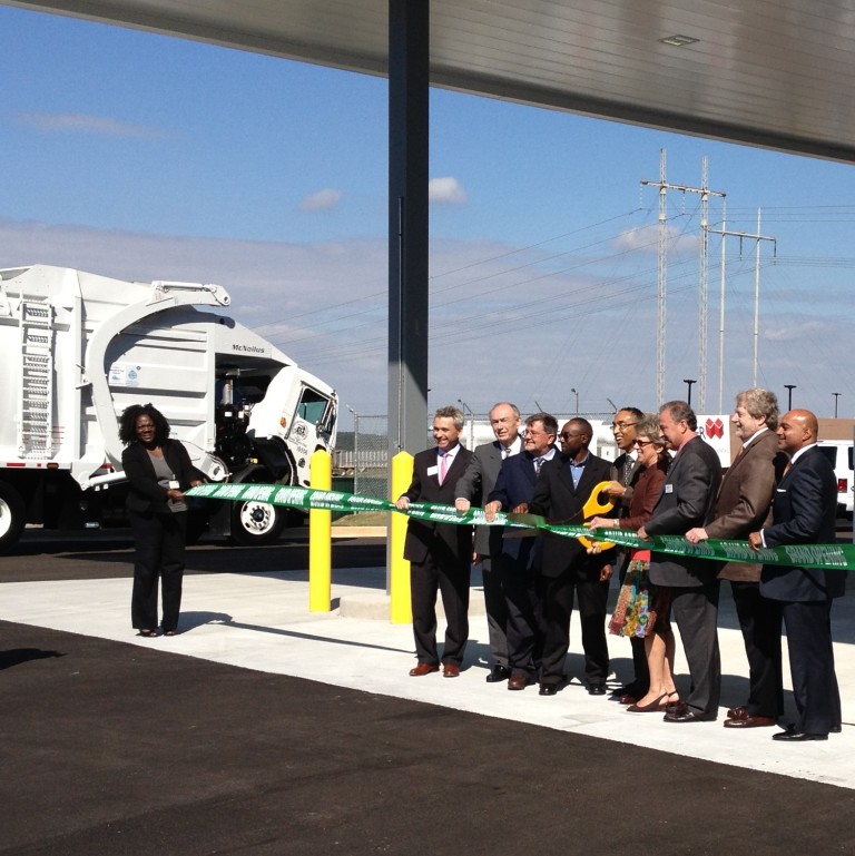 CNG ribbon cutting