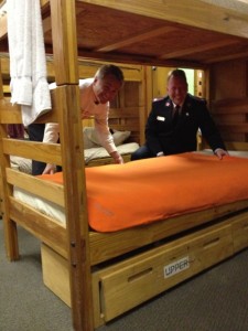 Kevin Greiner and Major Todd Hawks
